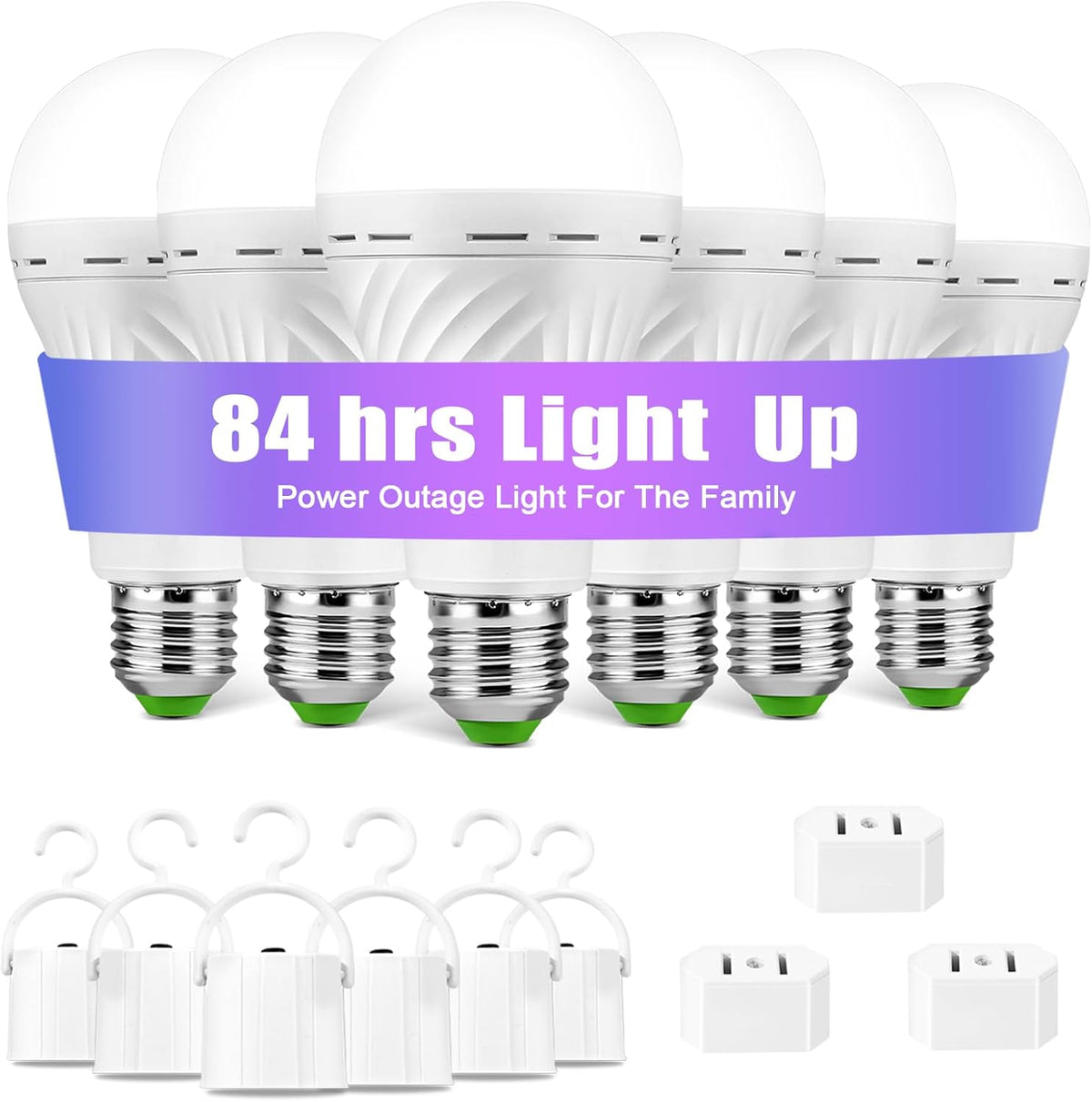 Emergency Rechargeable Light Bulb, Battery Operated Light Bulb
