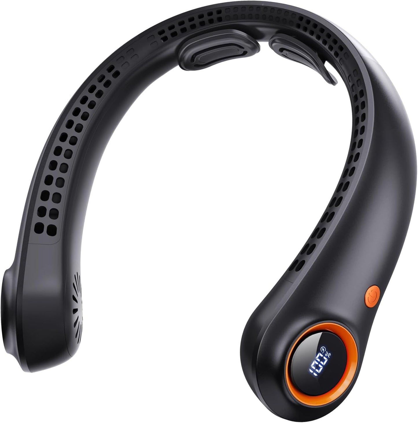 Portable Neck Fan, Quiet Cooling Neck Fan for Travel | 5000mAh, 5-Speed, Bladeless, Personal Fan
