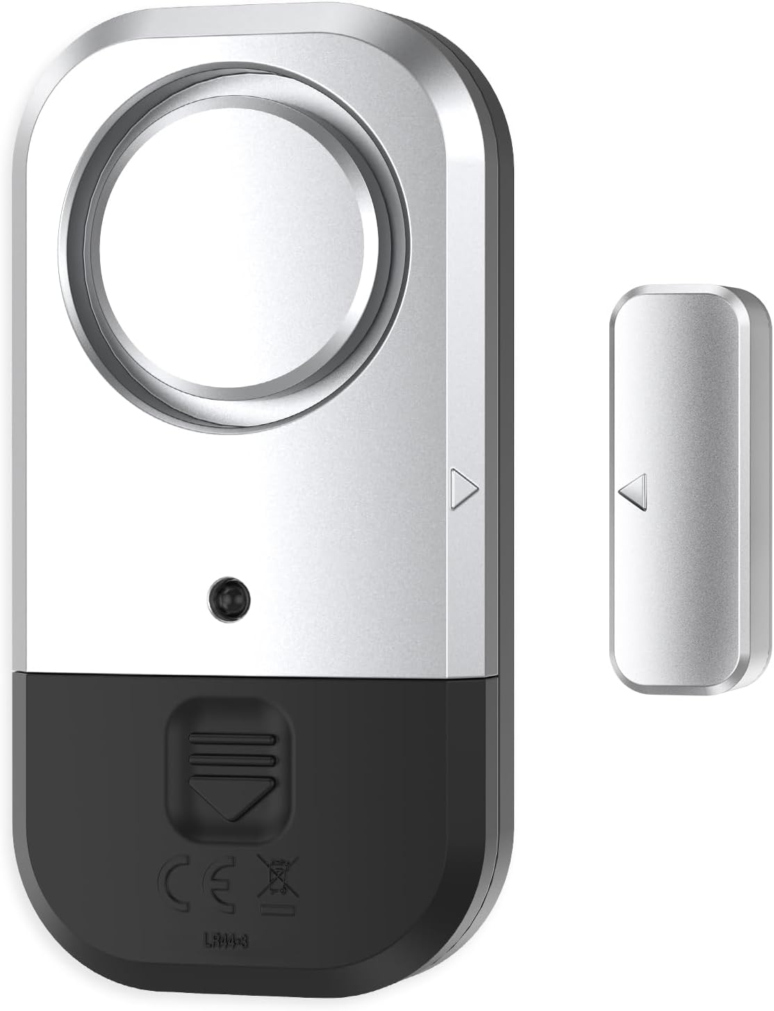 Door Window Alarm Sensors - Door Alarms for Kids Safety, Door Alarms for Home Security, for Home, Office, Store, Garage, Dorm Room, Apartment, RV, Silver Gray, 6 Pack