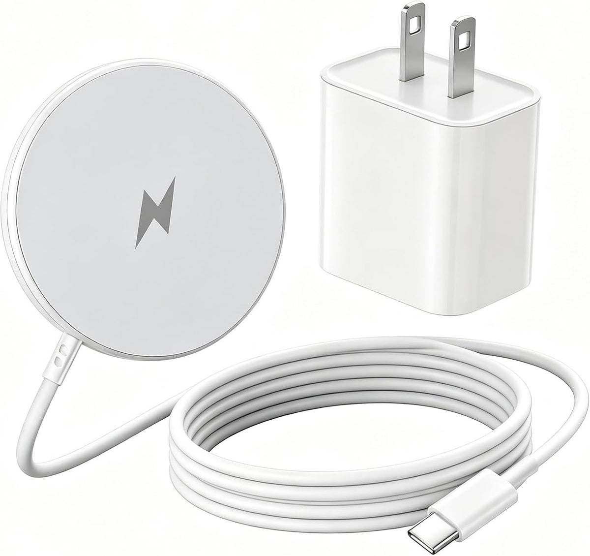 Magnetic iPhone Wireless Charger,10FT Fast Charging Apple Mag Safe Charger Wireless Charging Pad for iPhone Air/17 Pro Max/16 Pro/16 Plus/15 Pro/14/13/12/11/AirPods 3/Pro 3/2 Phone Mag safe Charge Pad