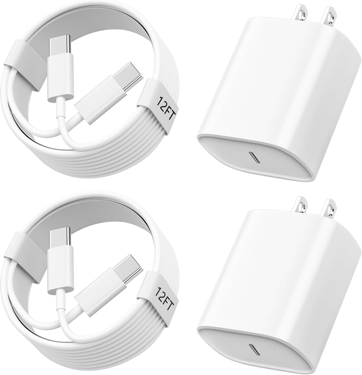 iPhone 18 17 16 15 Pro Max Charger Fast Charging 20W 10 FT Long USB C Cable