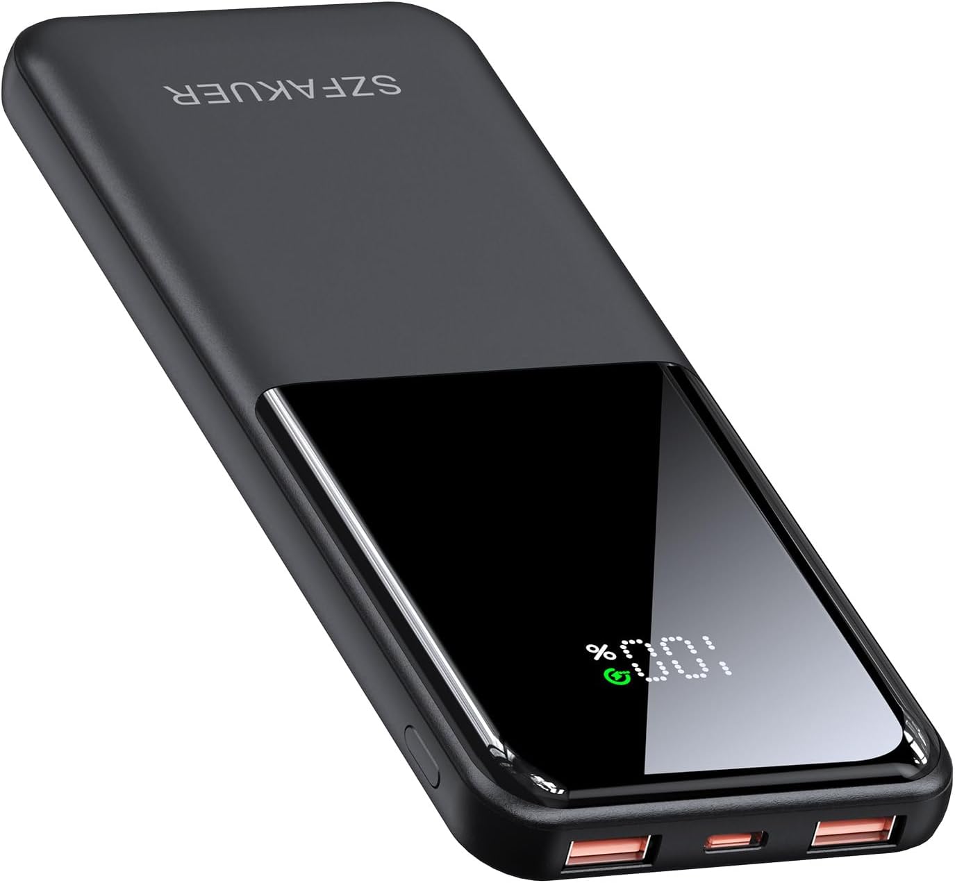 Portable Charger,Slim 10000mAh Power Bank,22.5W USB-C Fast Charging Battery Pack Compatible with iPhone 17/16/15/14/13/12 Pro Samsung Galaxy, iPad, AirPods, Android Tablets (White)