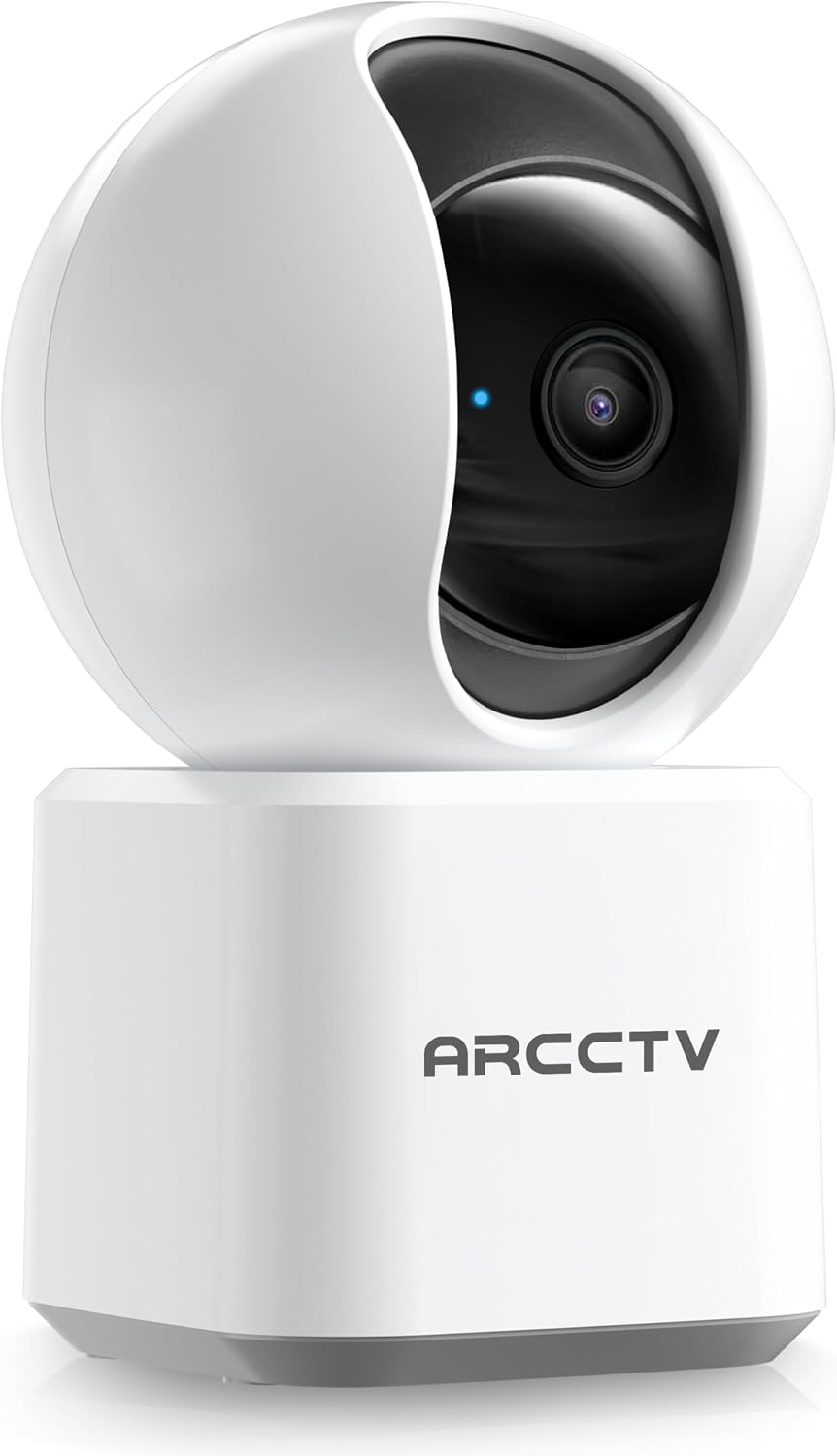 ARCCTV Indoor Security Camera, 5G&2.4GHz Pet Camera with WiFi 6