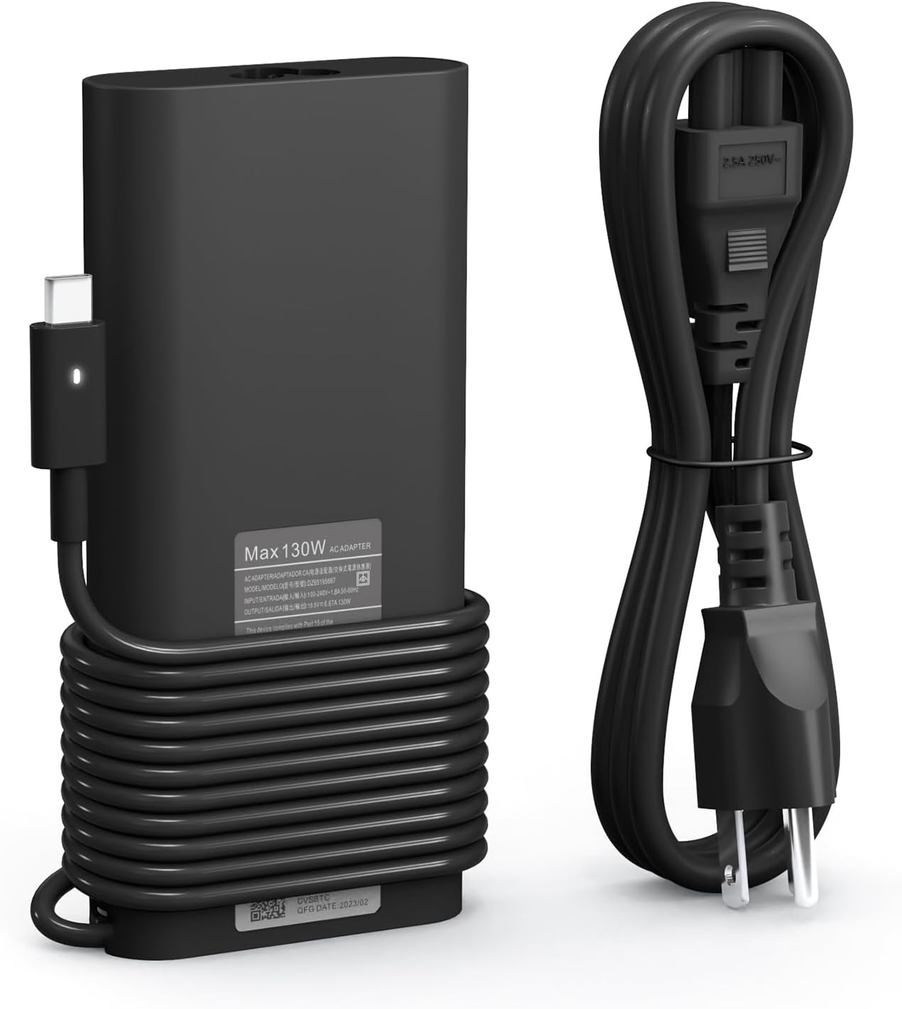 2026 New 100W USB Type C Laptop Charger Compatible with Dell Precision 3580 5470 5480 5550 5560 5530 5570 5750 Latitude 5340 7640 7340 5540 9440, XPS 15 17 9575 9500 9510 9520 9530 9710 Power Cord