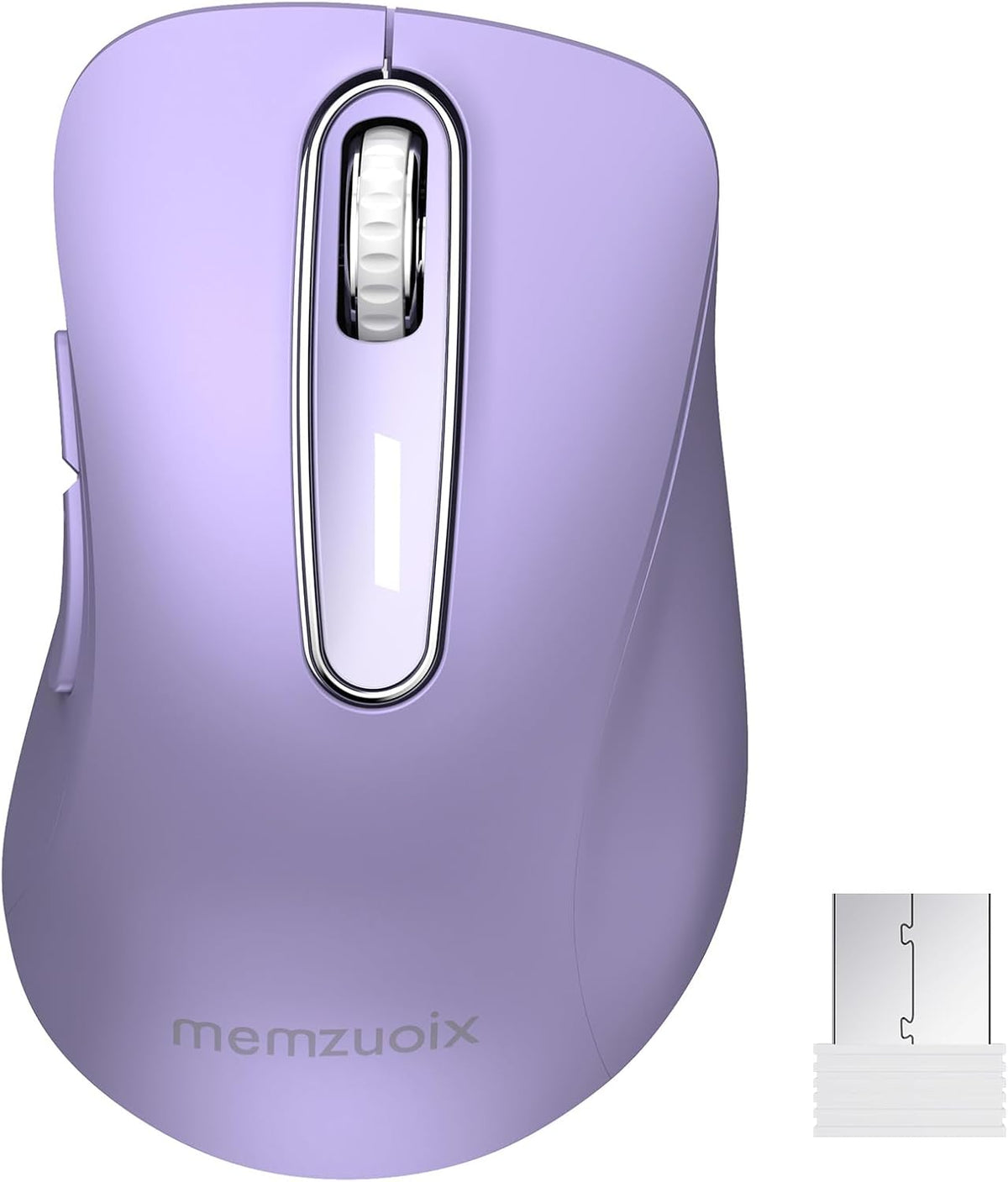 memzuoix 2.4G Wireless Mouse, 1400 DPI Mobile Optical Cordless Mouse with USB Receiver, Portable Computer Mice for Laptop, PC, Desktop, MacBook, 5 Buttons, Red