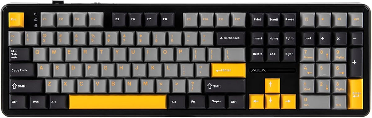EPOMAKER Aula F108 Wireless Gaming Keyboard, Full Size Mechanical Keyboard