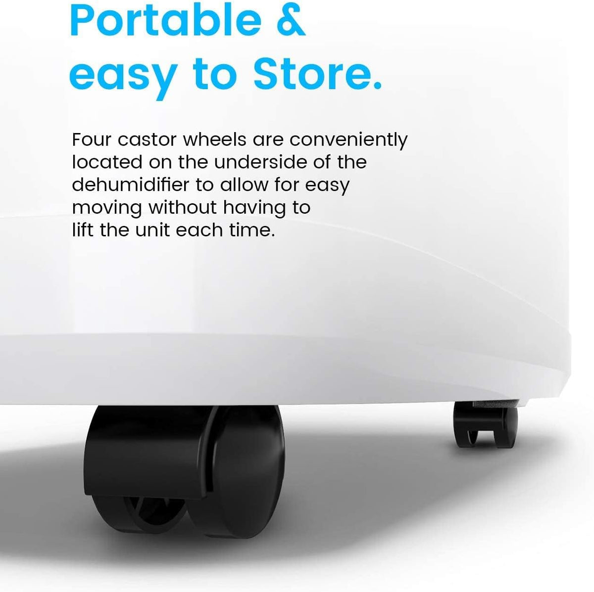 Pro Breeze 50 Pint Dehumidifier for Basement Bedroom and Bathroom, 3500-4500 Sq Ft Home and Large Room, with Quiet Operation and Continuous Drain Hose, Humidity Sensor, Auto Shut Off and 24 Hour Timer