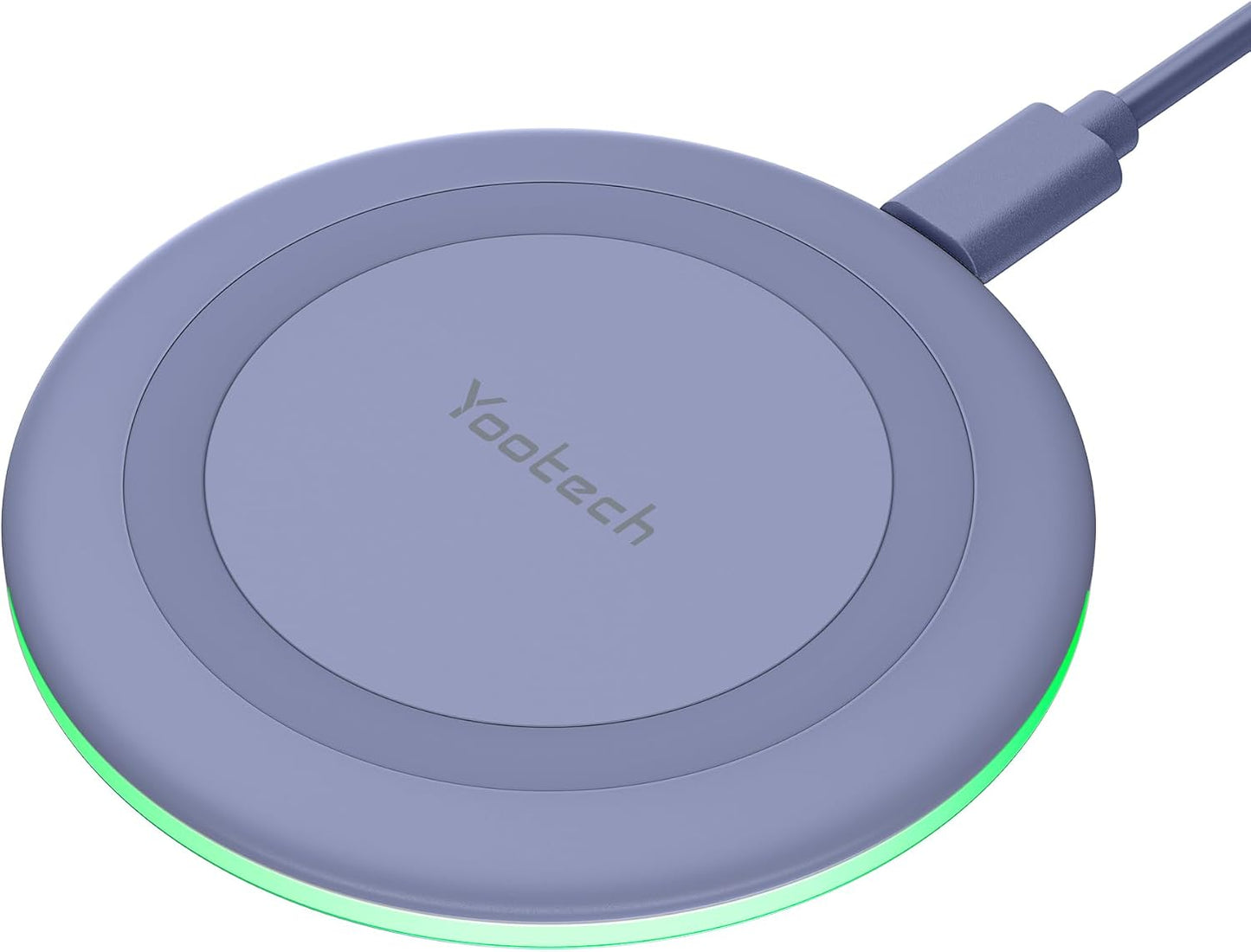 Yootech Wireless Charger,10W Max Wireless Charging Pad Compatible with iPhone 17/17 Pro/17 Pro Max/Air/16/15/14/13/SE 2022/12/11,Samsung Galaxy S25/S24/S23,for AirPods Pro 3(No AC Adapter)