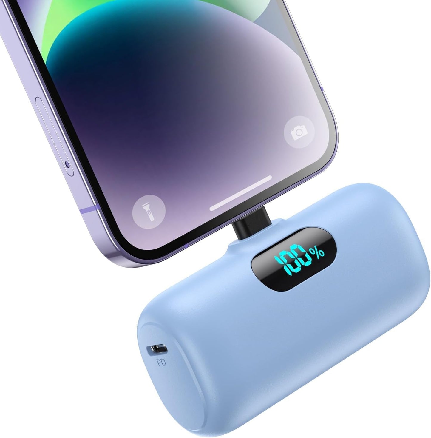 Small Portable Charger for iPhone 14/13,5000mAh PD Fast Charging Power Bank,Mini Battery Pack Portable Phone Charger Travel Essentials for iPhone 14/14 Pro Max/13/13 Pro/12 Pro/11/XS/XR/X/8/7/6 Series