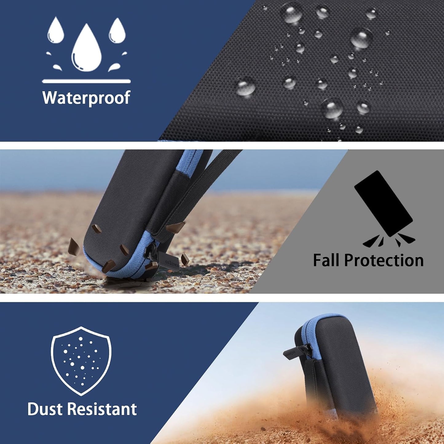co2CREA Hard Case Compatible with Bosch GLM100-23 100 Ft/Bosch GLM165-40 165 Ft Blaze Distance Measure