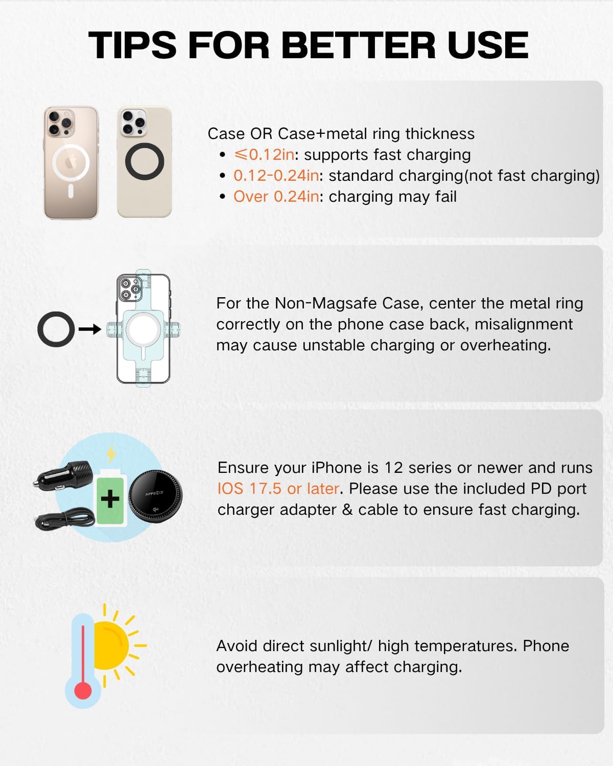 APPS2Car Upgraded for QI2 MagSafe Cup Holder Phone Holder Charger | 15W Fast Charging, Adjustable Tri-Pivot Arm, Wireless Magnetic Cell Phone Stand for iPhone 17 Air Pro Max Plus 16 15 14 13 12