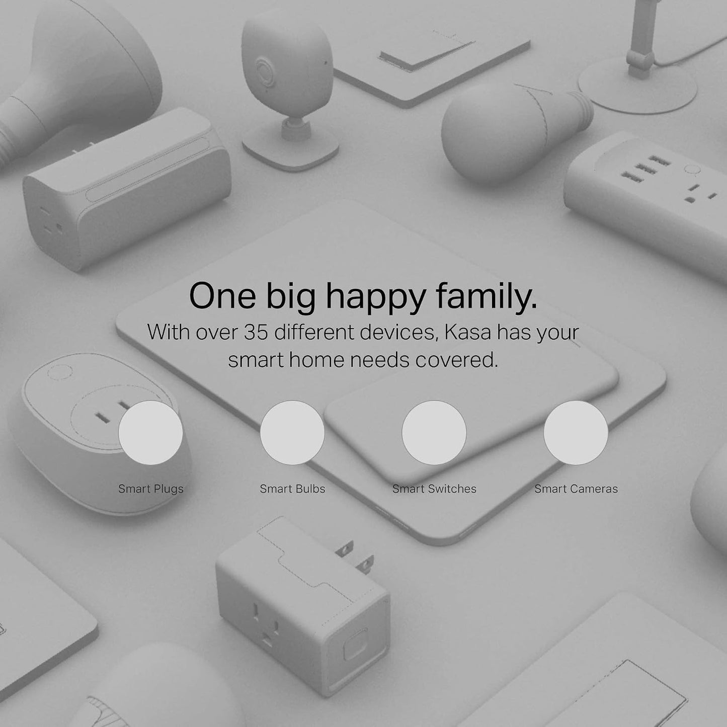 Kasa Smart Plug HS103P4, Wi-Fi Outlet Works with Alexa, Echo, Google Home & IFTTT, No Hub Required, Remote Control, 15 Amp, UL Certified, 4-Pack, White | Works with Echo, Google Home, No Hub Required, 15 Amp, UL Certified, Remote Control