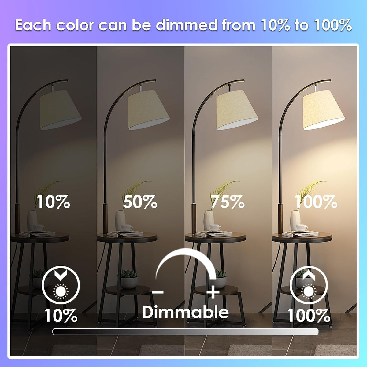 FTL GU10 LED Bulbs Color Changing Light Bulbs with Remote Control, Dimmable 2700K-6000K RGB Colored Light Bulbs 5W 40W Equivalent, 30 Colors, Timer, Spotlight for Track Lighting, 6-Pack