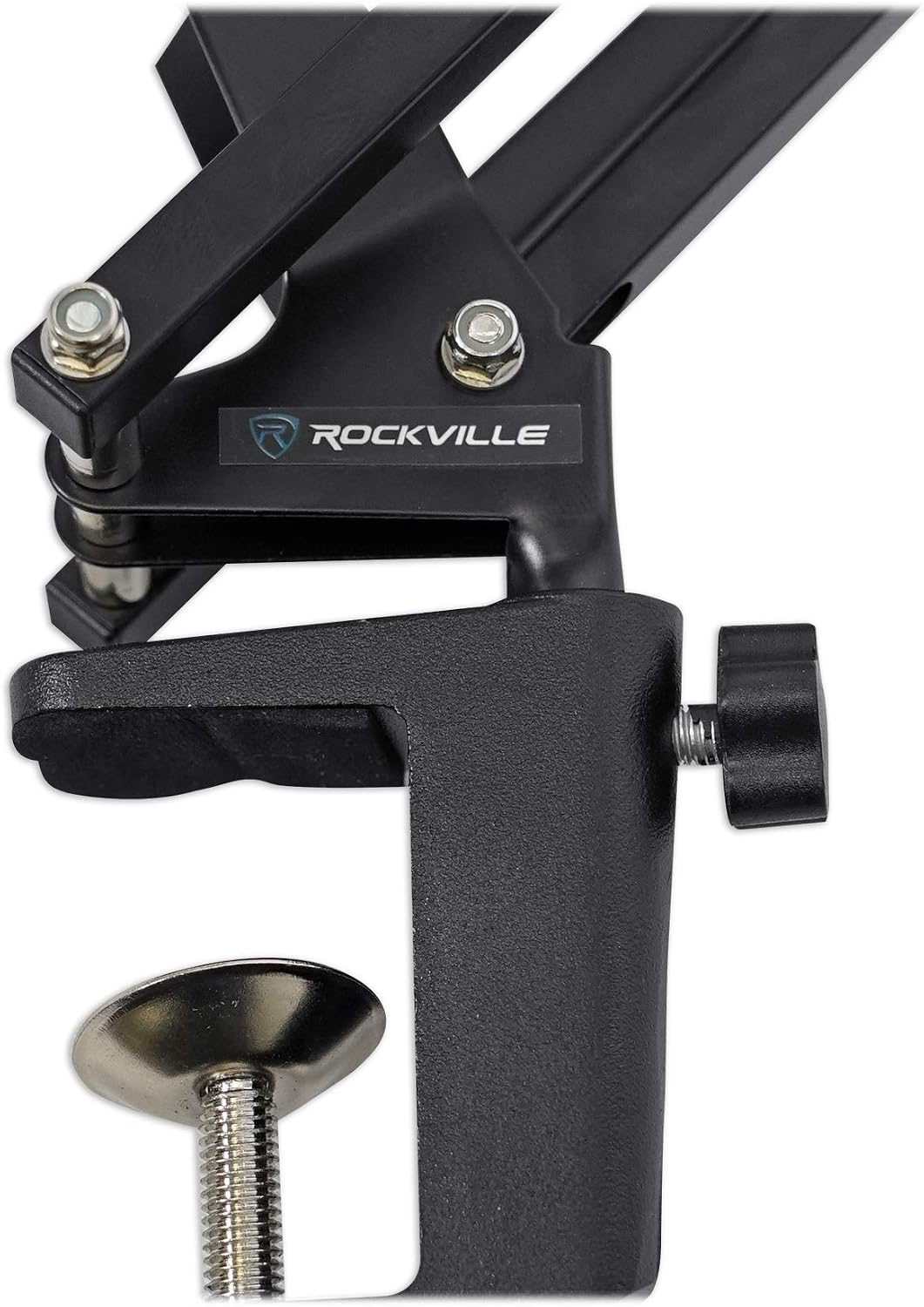 Rockville DMS30 40" Microphone Boom Arm for Studio Podcast with Desk Clamp