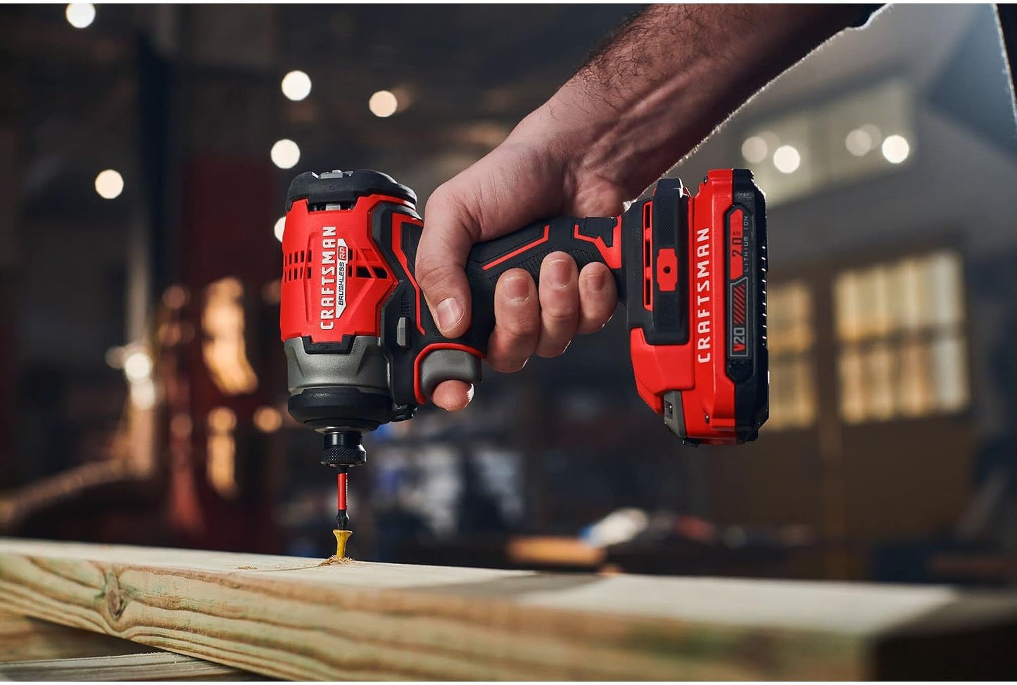 CRAFTSMAN V20 RP Cordless Drill and Impact Driver, Brushless Power Tool Combo Kit, 2 Batteries and Charger Included (CMCK211C2)