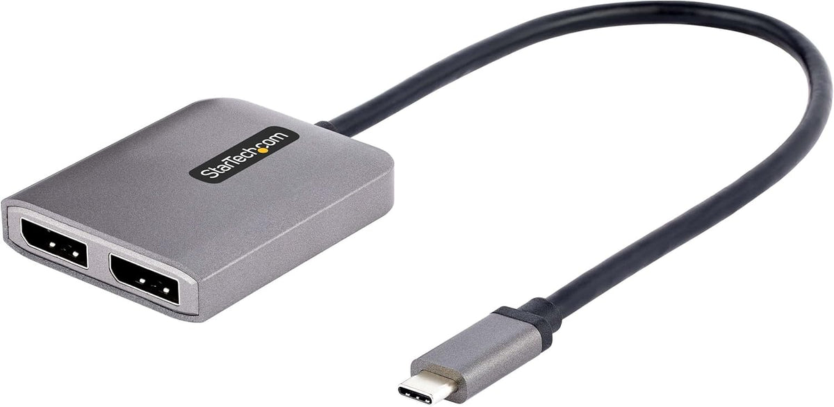 StarTech 3-Port USB-C MST Adapter, Triple 4K 60Hz DP, HDR, Windows, DSC
