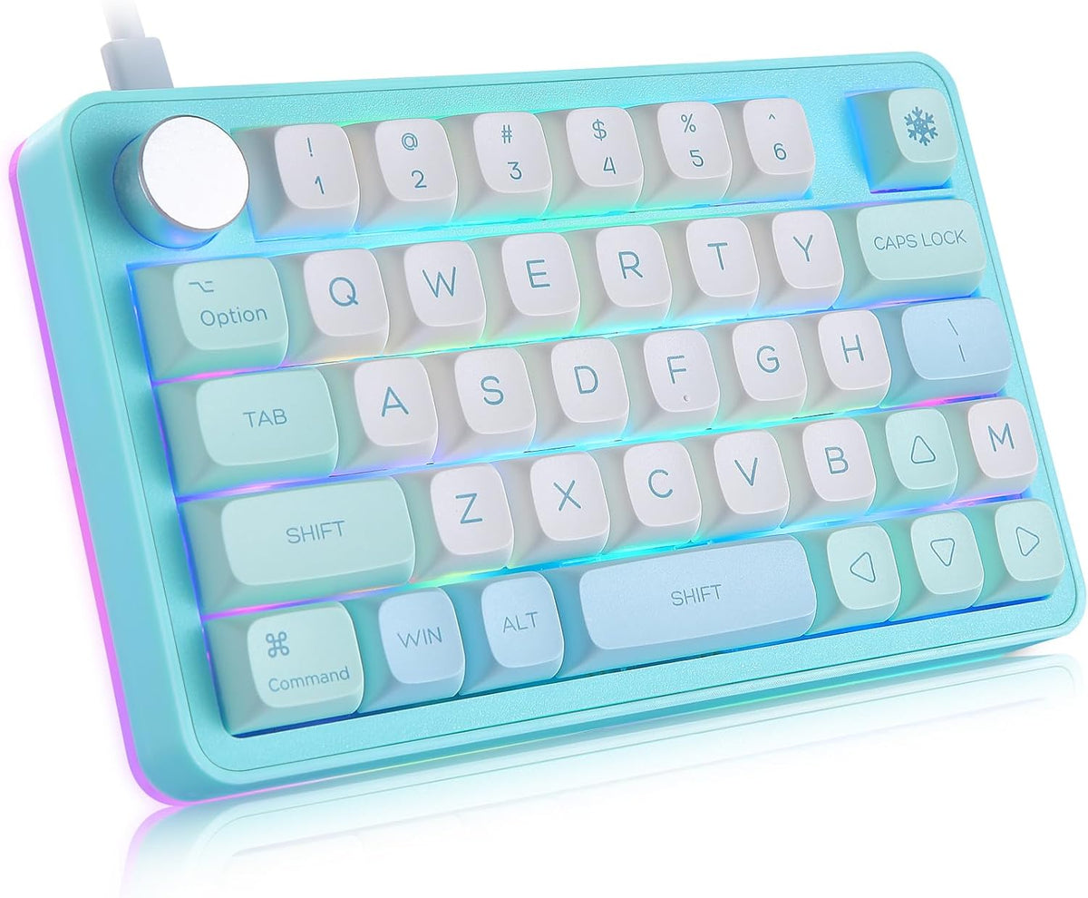Koolertron 46-Key One-Handed Mechanical Gaming Keyboard, Programmable