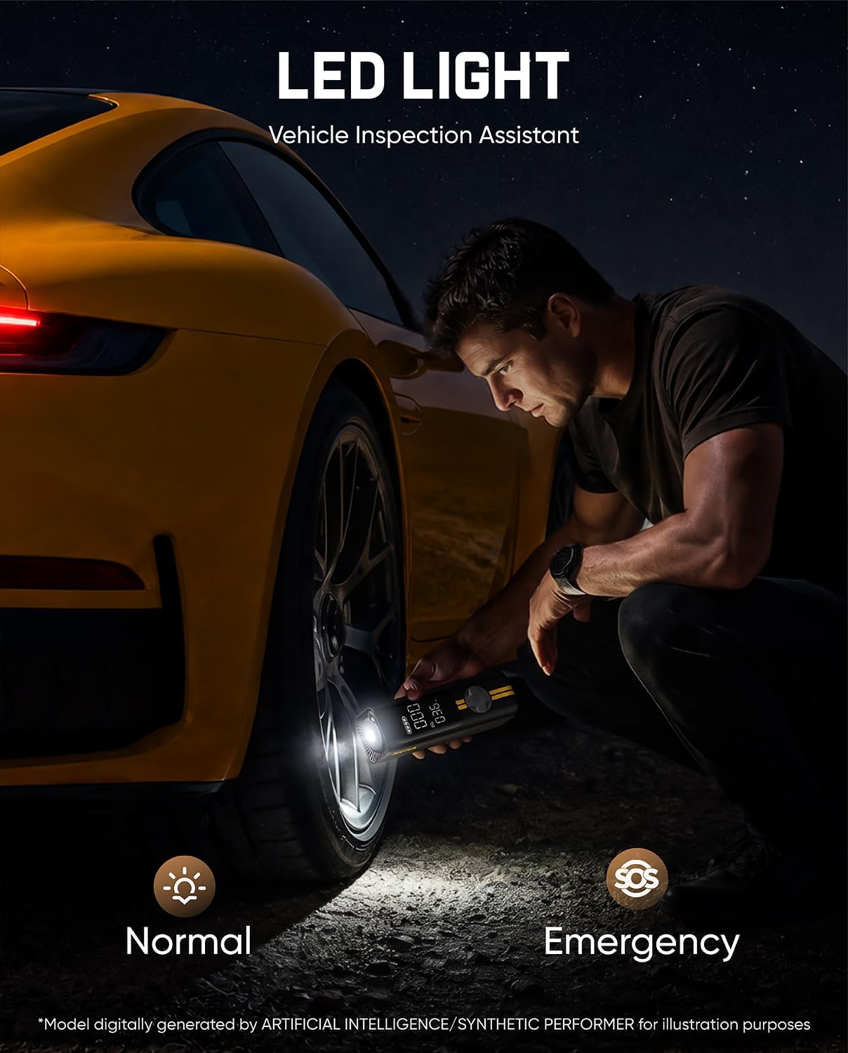 Fanttik X8 APEX Tire Inflator Portable Air Compressor, 1 Min Fast Inflation | 150PSI Cordless Tire Inflator with LED Dual Screen, Handed Inflator for MPV, Car, Bike, Motorcycle, Up to 26.3″ Tires