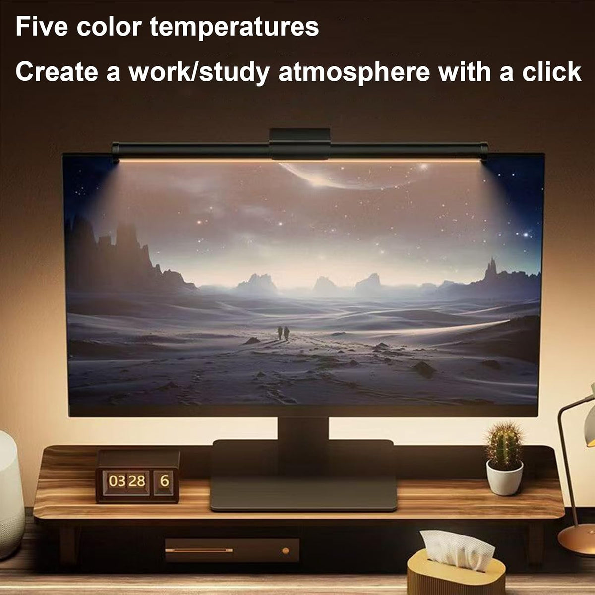 Computer Lamps for Monitor 3 Colors Adjustable Anti-Glare