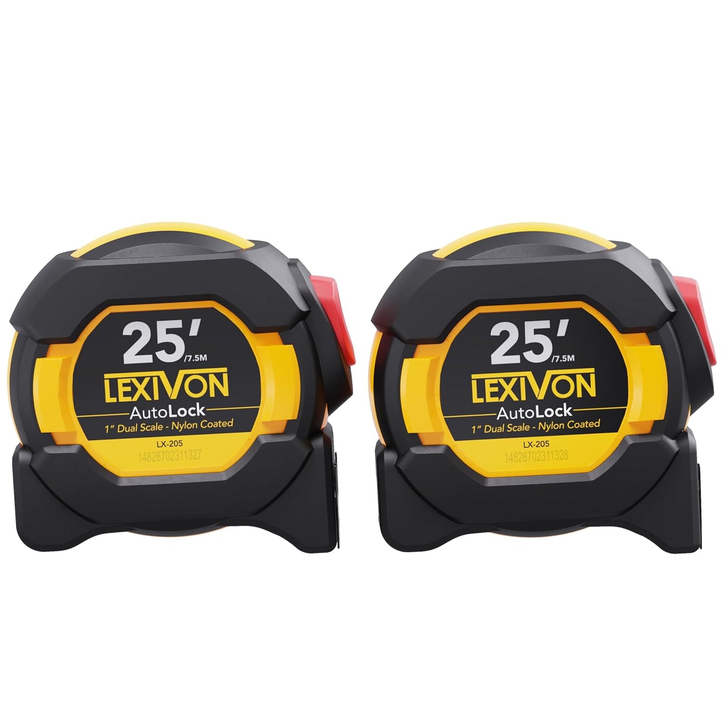 LEXIVON 2 in 1 Digital Laser Tape Measure | 130ft/40m Laser Distance Meter Display On Backlit LCD Screen with 16ft/5m AutoLock Measuring Tape | Ft/Inch/Fractions/M/mm(LX-201)