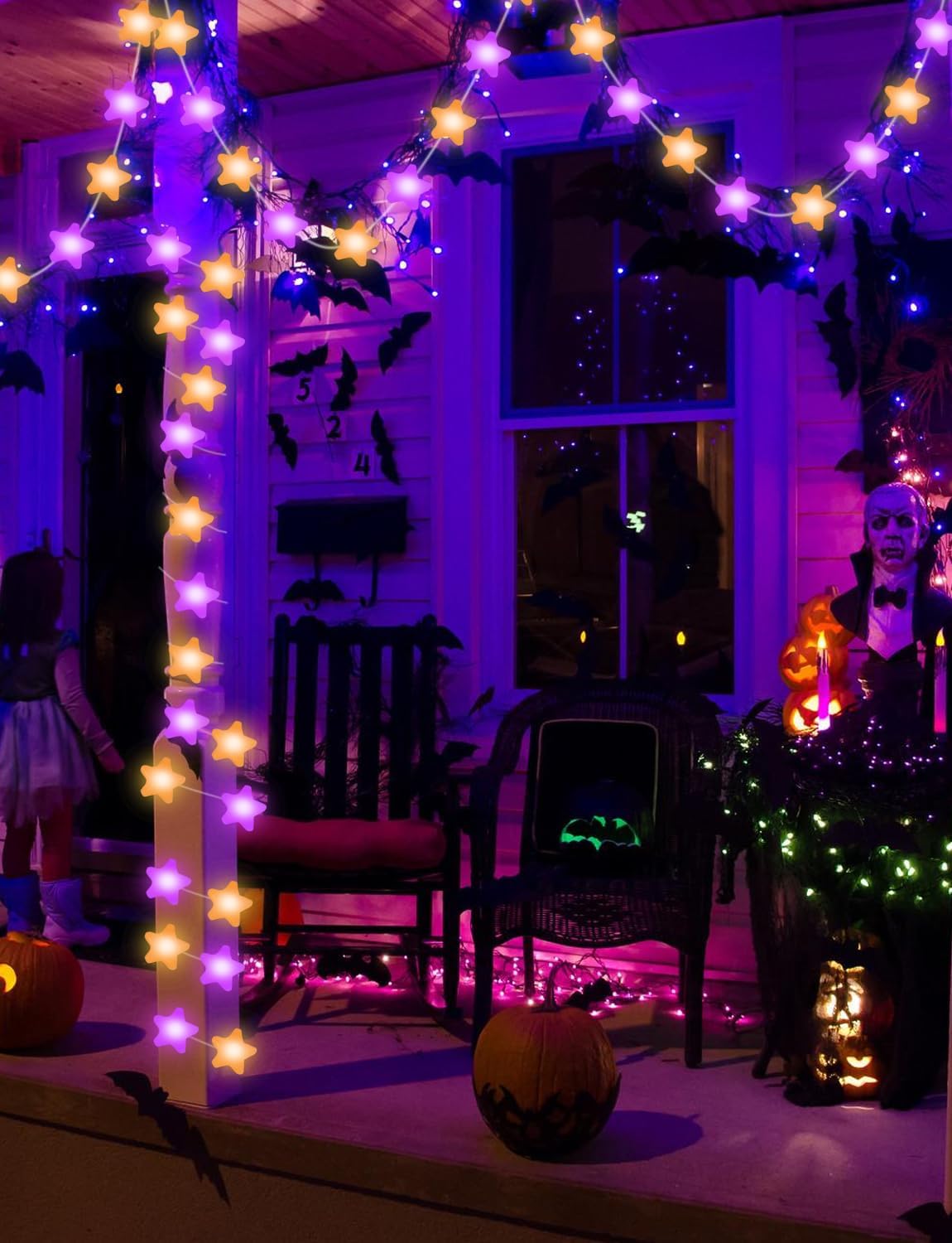 Smart Star Fairy Lights Color Changing String Lights APP Control for Dorm | 33Ft 66LED, 16 Million Colors, Remote, DIY, Music Sync, Twinkle Lights for Kid's Bedroom Classroom Christmas Decor,USB Plug