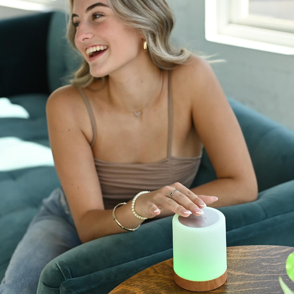 LuvLink Friendship Lamp v2.0 - Long Distance WiFi Touch Lamps for Couples, Friends & Family | Stay Connected from Anywhere – Easy App Setup – No Subscription (Set of Three)