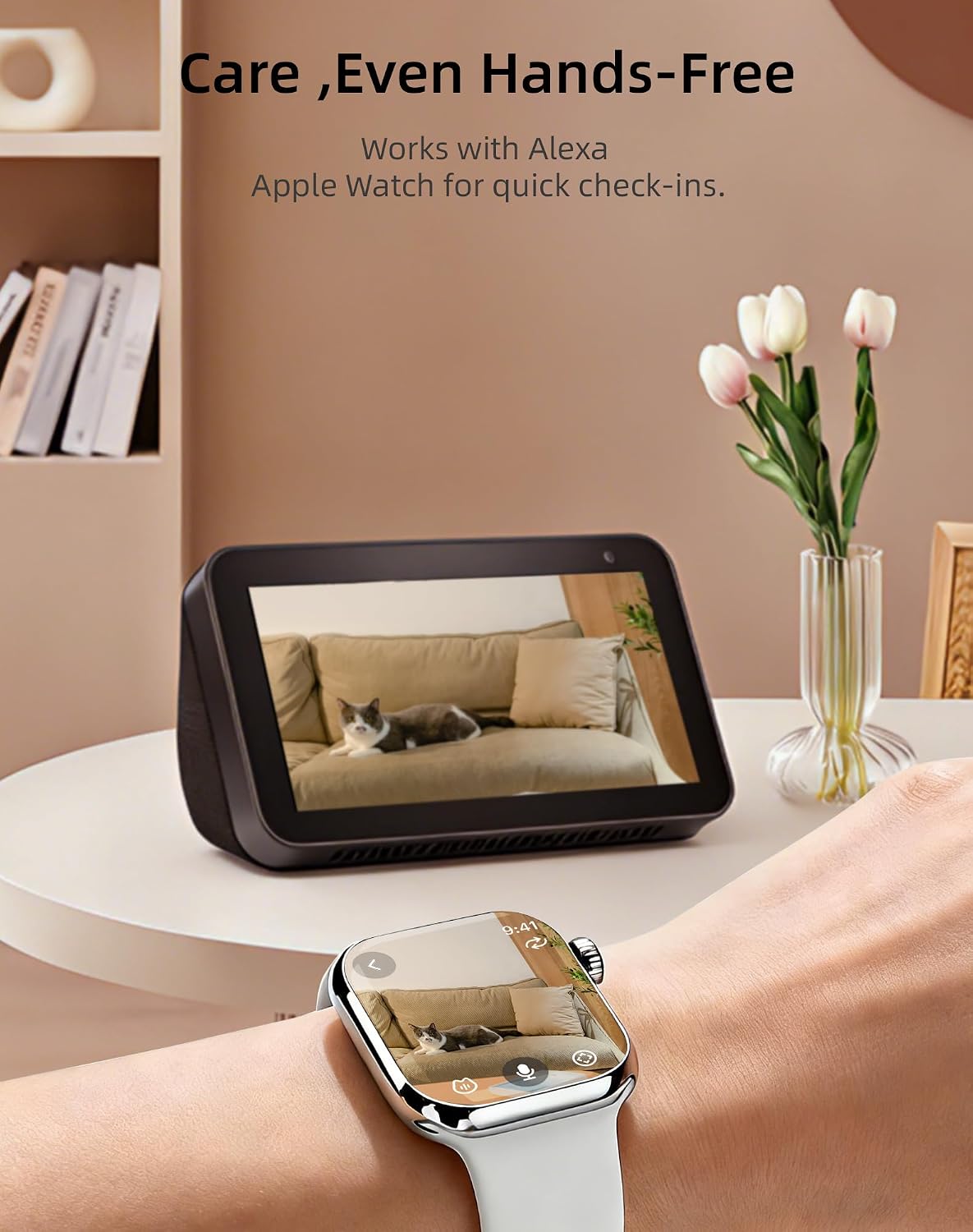 VIRTAVO AI Pet Camera Indoor with Phone App for Dog, Cat, Puppy, Dual-Lens