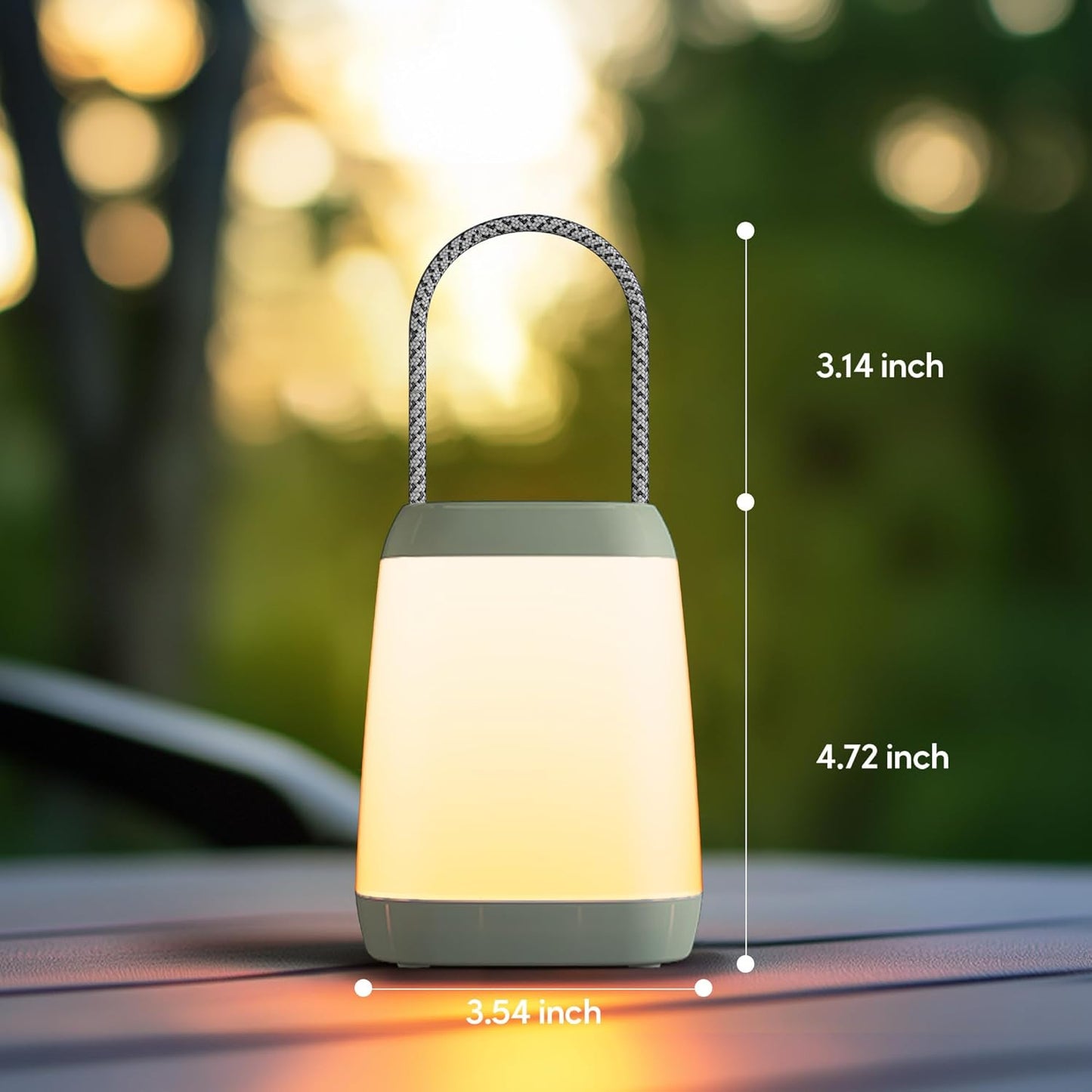 HOKOILN 2-Pack LED Camping Lights, Battery Powered Portable Tent Lantern | 3 modes, portable night light, battery powered, tent, hiking, emergency, backpacking, indoor, outdoor