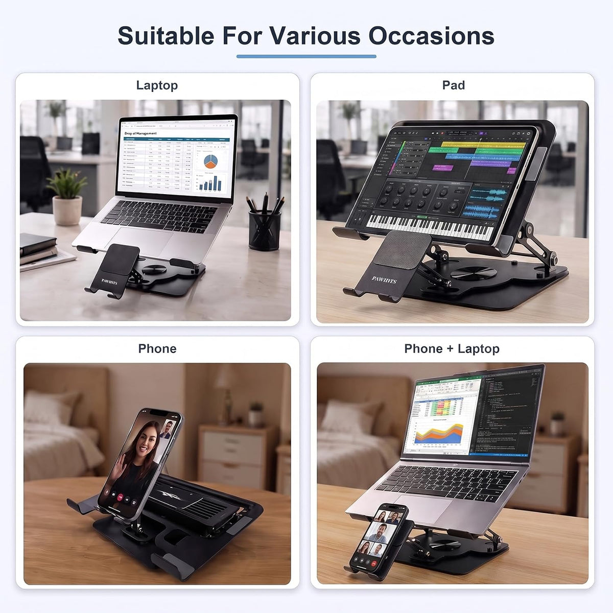Laptop Cooling Pad with Detachable Fan & Cooler (USB A-C Port)