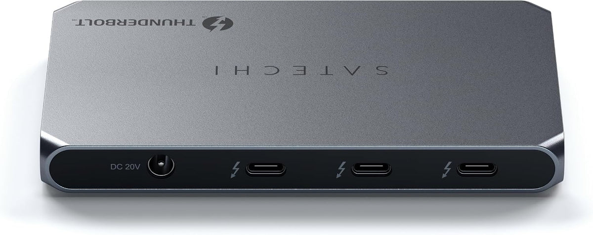 Satechi Thunderbolt 4 Slim Hub Pro, Docking Station, 100W USB-C Charging | Single 8K or dual 4K display, 4 Thunderbolt ports, USB 3.2 Gen2, for Mac, Windows, MacBook Air/Pro, Dell, Surface, Lenovo