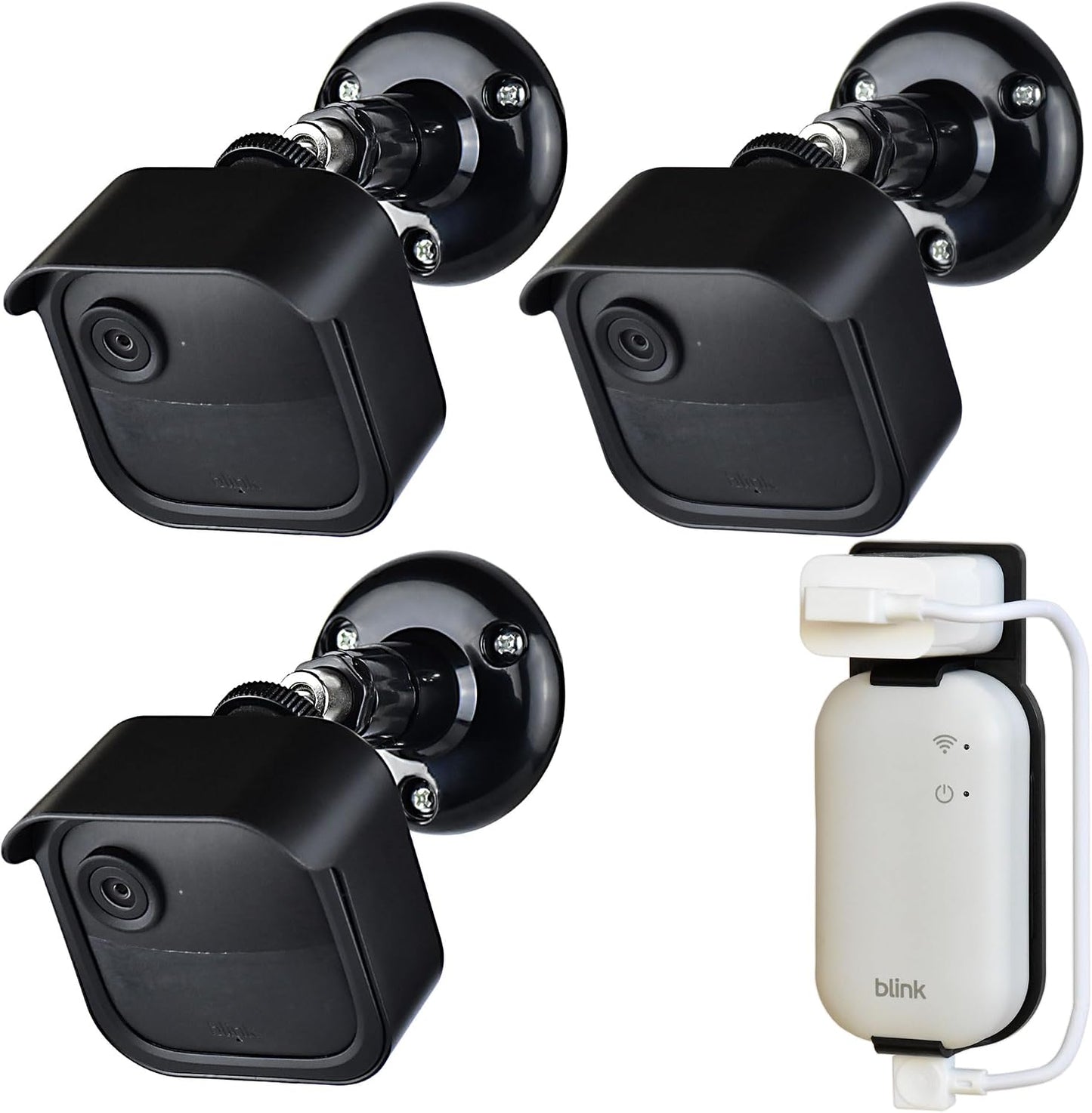 5PACK Blink Outdoor Camera Mount Bracket with Sync Module Core/XR Outlet Mount for Blink Outdoor 4th/3rd Camera (Camera Not Include)