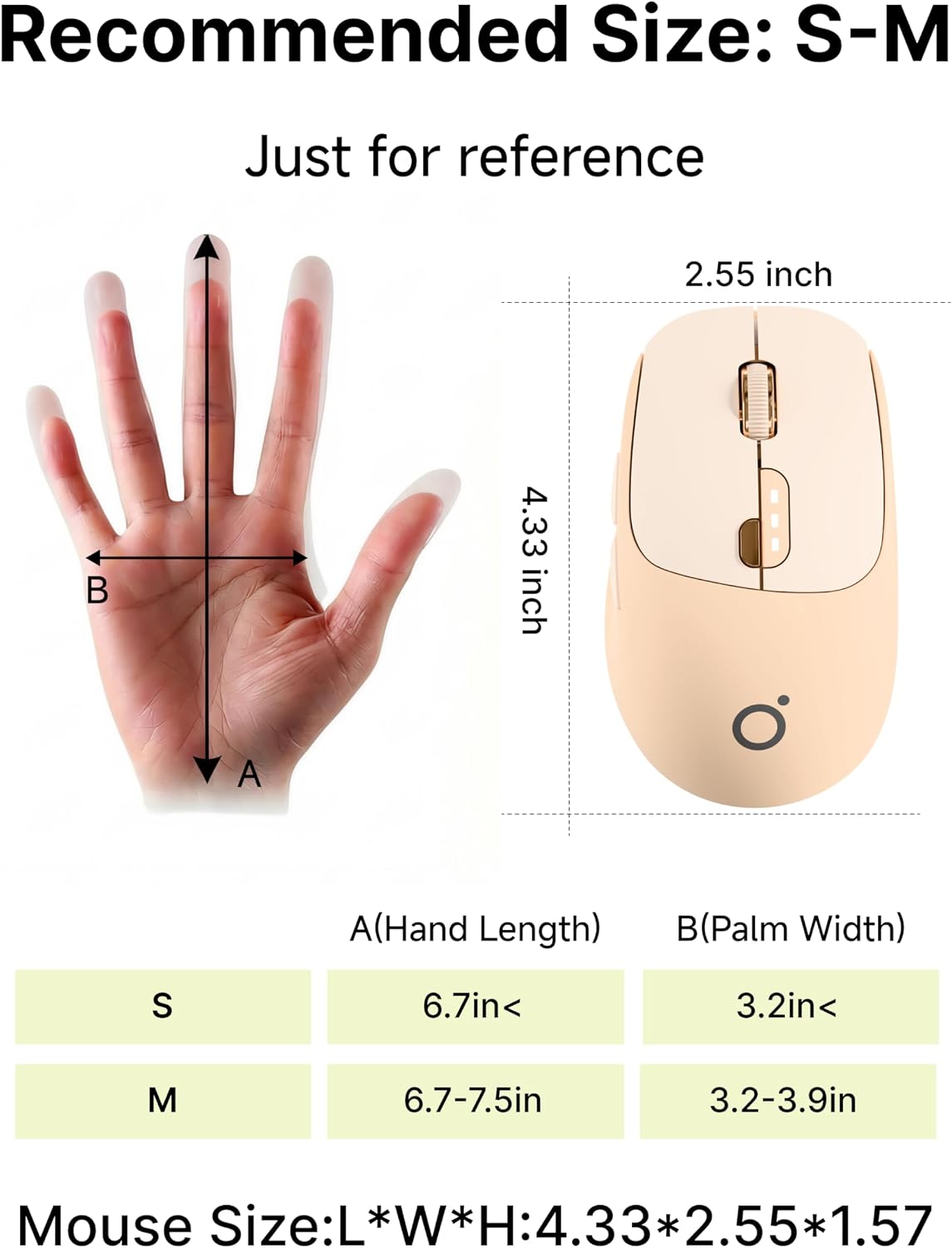 SEUNKWANG Dual-Mode Wireless Mouse with Visible Battery Indicator, Silent Rechargeable Bluetooth & 2.4G Computer Mouse, 1600 DPI, One-Click Desktop Privacy Key, Portable Mice for Laptop/PC/Mac - Pink