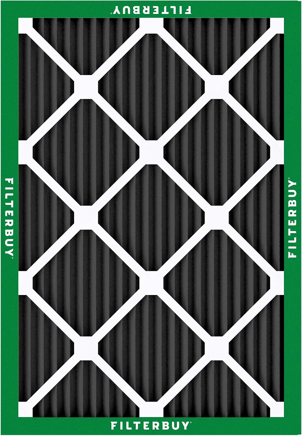 Filterbuy 14x20x1 Air Filter MERV 10 Odor & Allergy Defense (5-Pack)