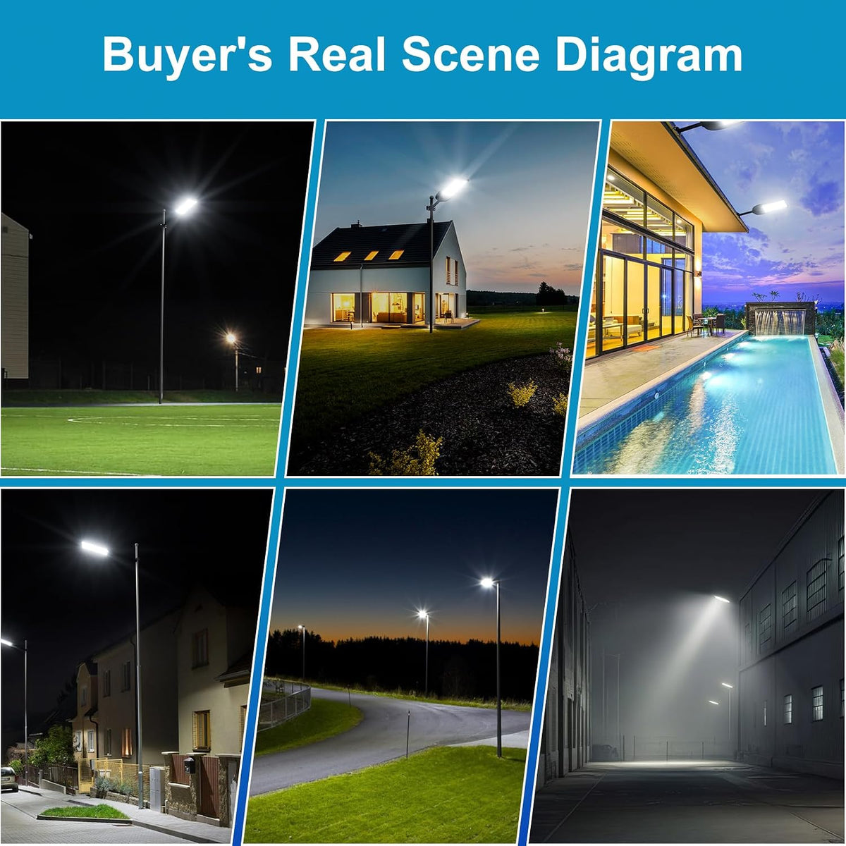 Solar Street Lights Outdoor Waterproof, 30000W Commercial Solar Pole Light with Motion Sensor Remote Control, Dusk to Dawn Solar Parking Lot Light for Street, Courtyard,Large Area(Extra Large 1 pack)