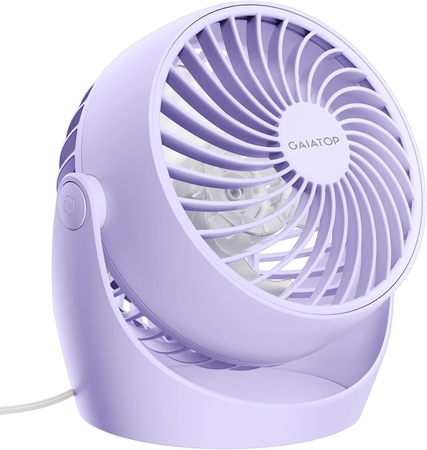 Gaiatop Desk Fan, 5-Inch Portable Electric Table Desktop Air Circulator Fan | Powerful with 3 Speed 360° Adjustable Tilt Compact Design For Cooling Home Room Bedroom Bathroom Kitchen Office