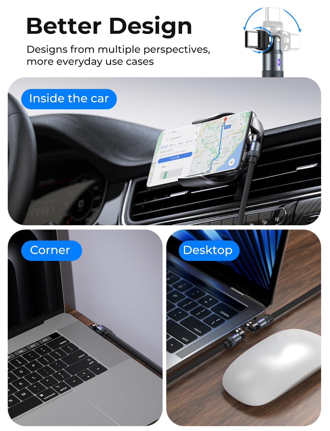 USB C Cable Fast Charging (6FT), Chubby 240W USB C to USB C Cable