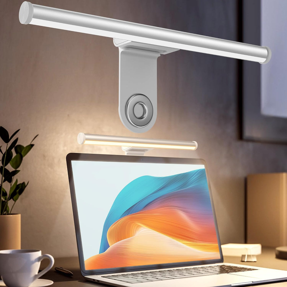 Fortunepro Monitor Light Bar, Monitor Light Backlight Desk Lamp with Remote