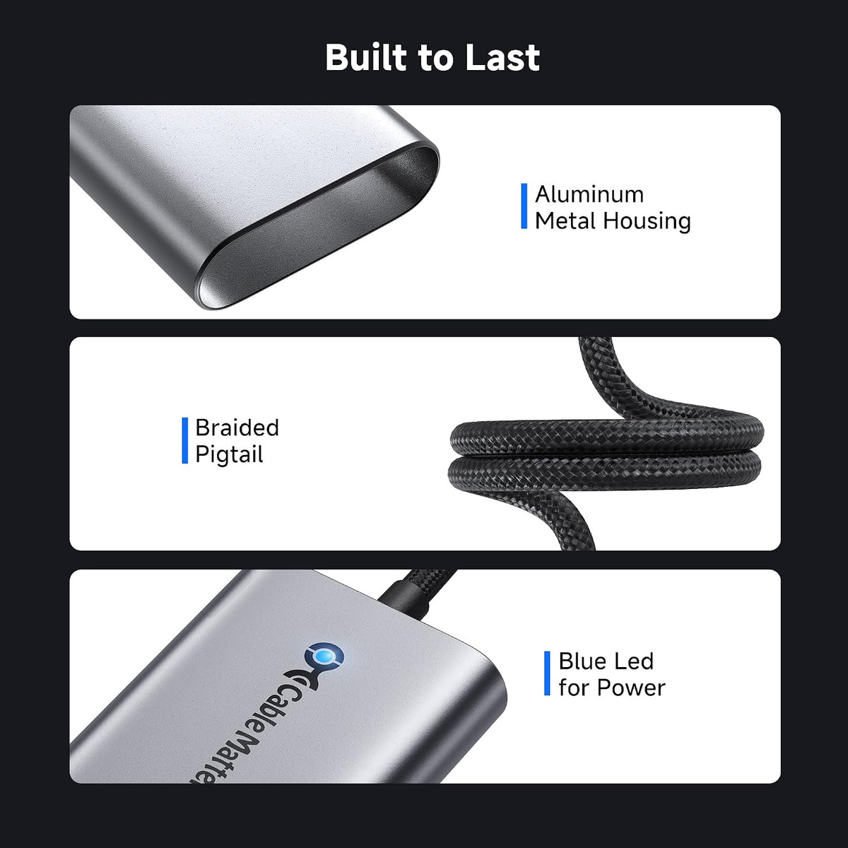 Cable Matters USB C to Ethernet Adapter with Charging, 1 Gigabit Ethernet