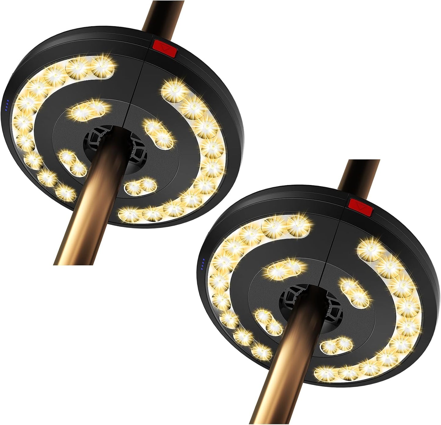 Eletorot Patio Umbrella Lights-Rechargeable Outdoor Lights for Patio Decor | Patio Table Pole Light 28 LED 3 Lighting Modes, Patio Lighting Pool Accessories, Backyard Decor, BBQ, Garden, Camping