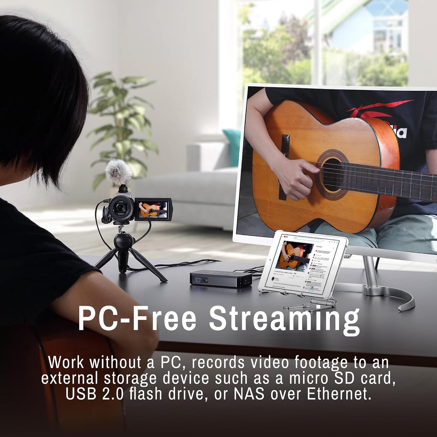AVerMedia EZRecorder 330G - 4K Pass-Through and 1080p60 Video Recording, DVR with HDMI Capture, Digital Converter, Schedule Recording, No PC Required (ER330G)