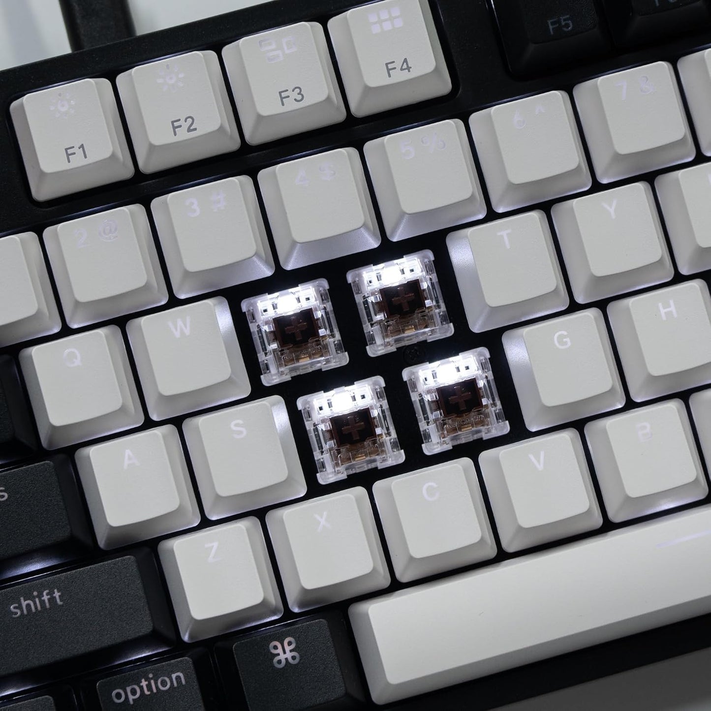 Keychron C2 Full Size 104 Keys Wired Mechanical Gaming Keyboard for Mac Layout, Gateron G Pro Brown Switch/White LED Backlight/Double Shot ABS Keycaps/USB C Computer Keyboard for Windows Laptop