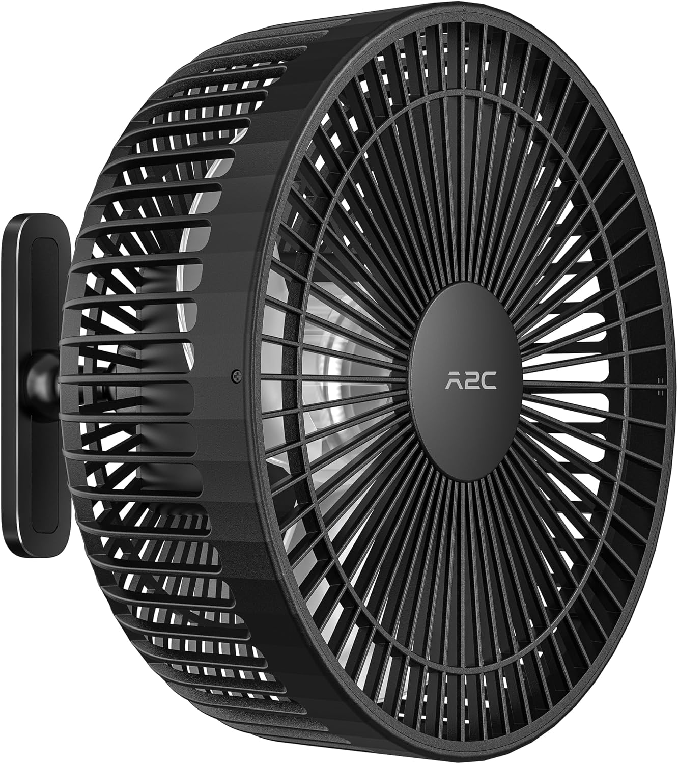 A2C Magnetic Rechargeable Fan for Golf Cart 7.5-Inch, Up to 28Hrs, 10000mAh | Battery Powered, Portable, 4 Speeds, Fits EZGO, Club Car, Yamaha Golf Cart Accessories Essentials Gifts for Men, Dad, Husband