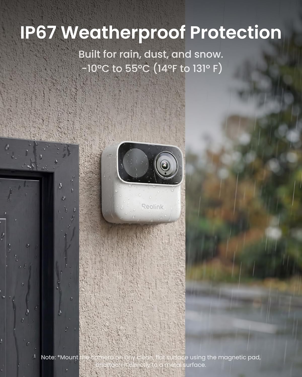 REOLINK Argus MagiCam Security Cameras Wireless Outdoor 1080p 2.4/5GHz WiFi