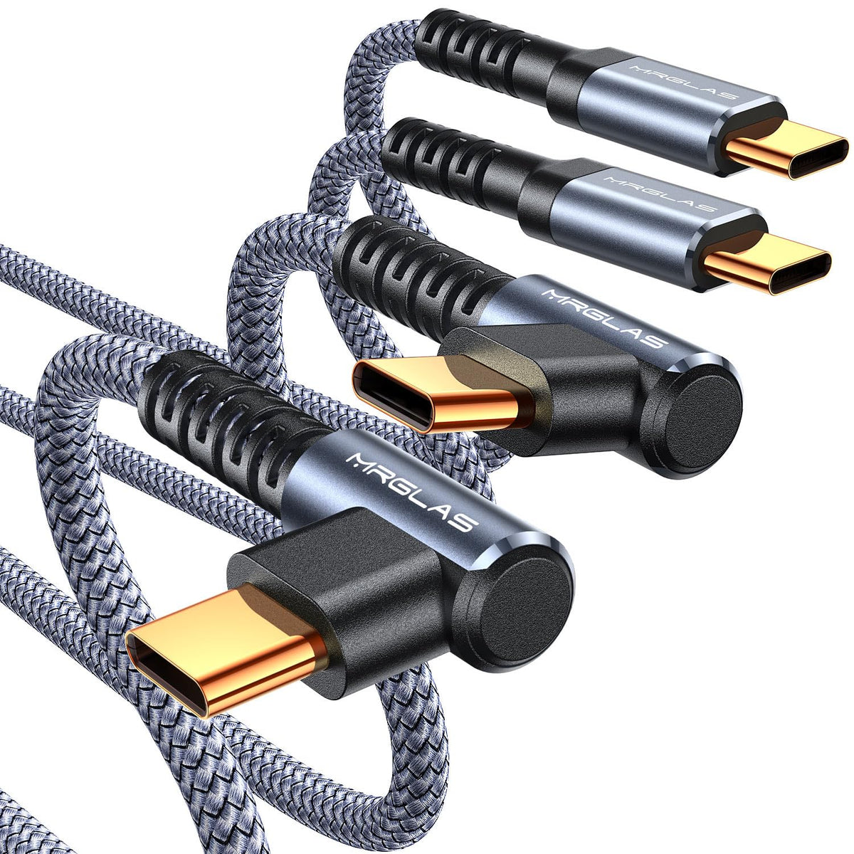 4 Pack USB C to USB C Cable 60W Type C Charger Fast Charging for iPhone 18