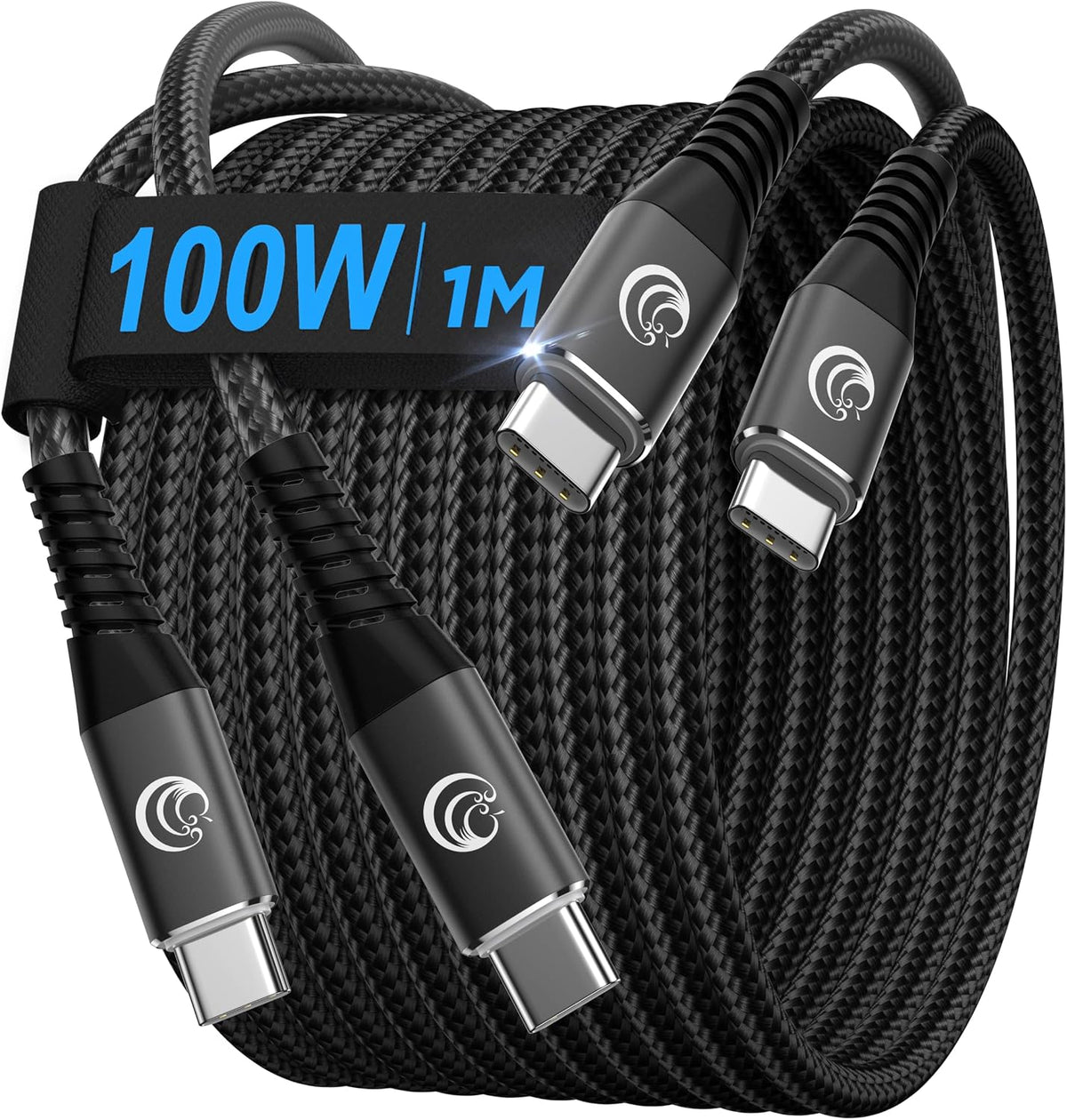USB C Cable 10FT 3Pack Fast Charging Nylon Braided Long Type C Charger Cable for Samsung Galaxy S24 S23 S22 S21 S10 S9 S8 A02s A03s A11 A12 A13 A14 A21 A22 A32 A42 A53, Tablet, LG, Moto, TCL