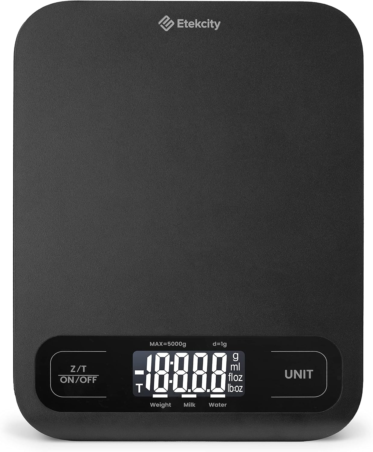 Etekcity Food Kitchen Scale, Digital Grams and Ounces, Large | Tare function, ideal for baking, weight loss, keto, meal prep, packages, liquids and jewelry, White