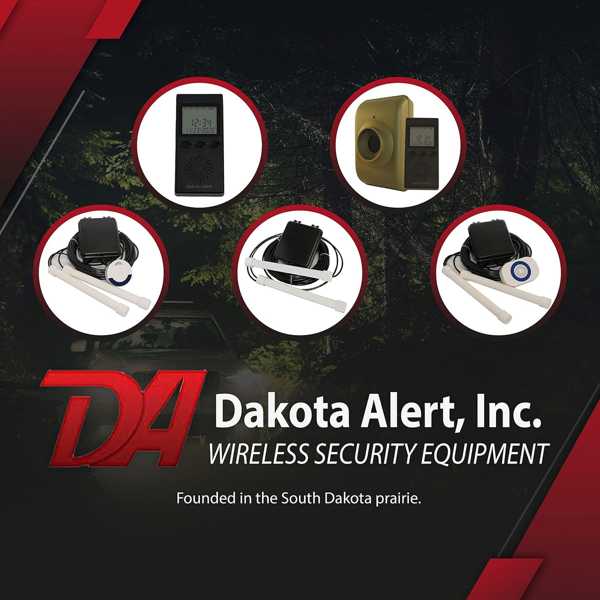 Dakota Alert MTPR-4000 1-Mile Wireless Motion Sensor & Portable Receiver