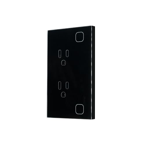 Smart Plug Energy Monitoring,Wi-Fi in Wall Outlet,Black