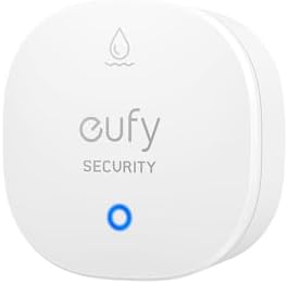 eufy Security Water and Freeze Sensor with Remote Alerts, IP65 Waterproof, 2-Year Battery Life, HomeBase Required, Compatible with HomeBase 2 and 3, Optional 24/7 Protection Service, App Control