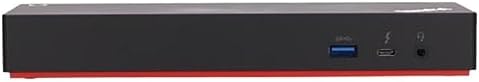 Lenovo USA ThinkPad Thunderbolt 3 Dock Gen 2 135W (40AN0135US) Dual UHD 4K Display Capability, 2 HDMI, 2 DP, USB-C, USB 3.1, Black